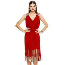 Load image into Gallery viewer, Sexy Banquet Spring Summer Black Red Short